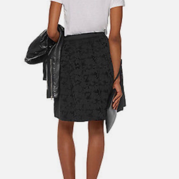 SANDRO Black Janice Skater skirt - Picture 2 of 8